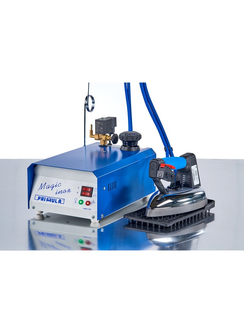 بريمولا مولد بخار بريمولا ماجيك إينوكس، سعة 2.5 لتر، ضمان لمدة عامين، مع قاعدة حديدية مؤكسدة بقدرة 800 واط - Image 2